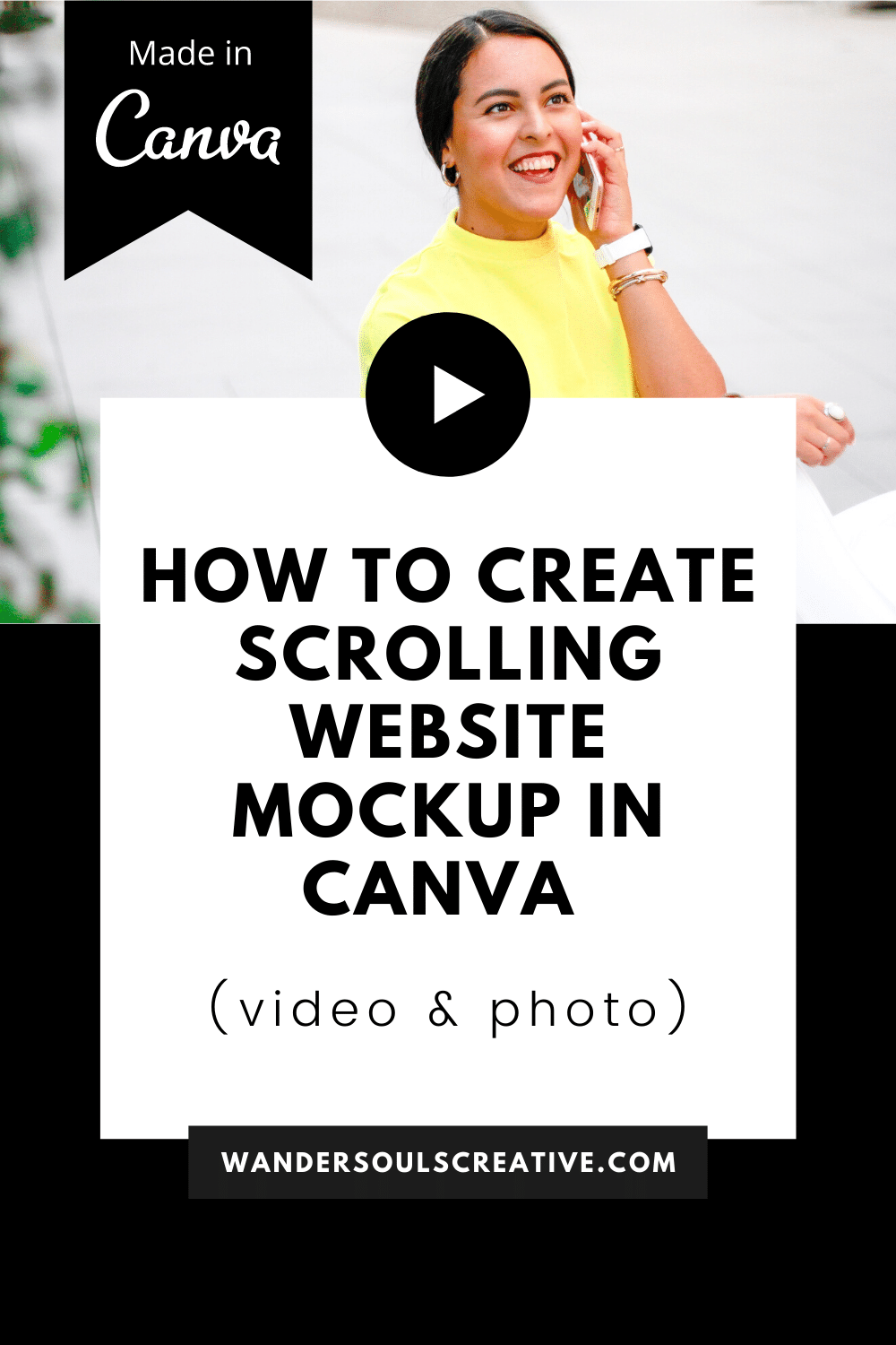 Picture Download the biggest collection of free website mockups. How To Create Scrolling Website Mockup In Canva Video Photo Wandersouls Creative