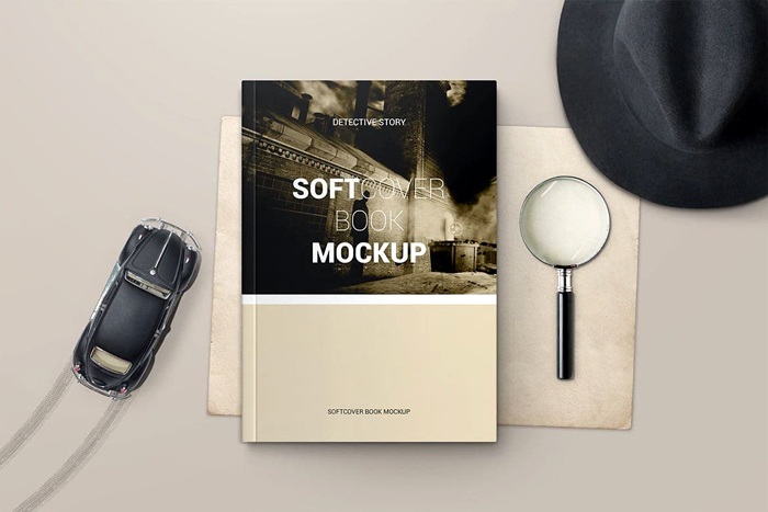 Mar 13, 2018 · a mockup template featuring the front and back side of a softcover paperback book standing on a white surface. Free Download Soft Cover Book Mockup 3