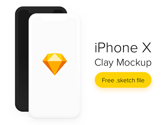 Image This handy iphone clay mockup was designed and shared by damian chmiel. 36 Free Iphone Mockups Sketch December 2021 Ux Planet