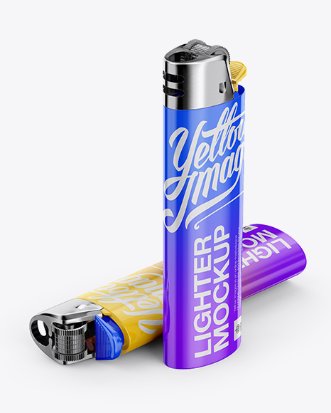 Free psd bic lighter mockup that showcases from a perspective shot a lighter with its corresponding shadows and highlights. 70 Best Lighter Mockup Templates Free Premium