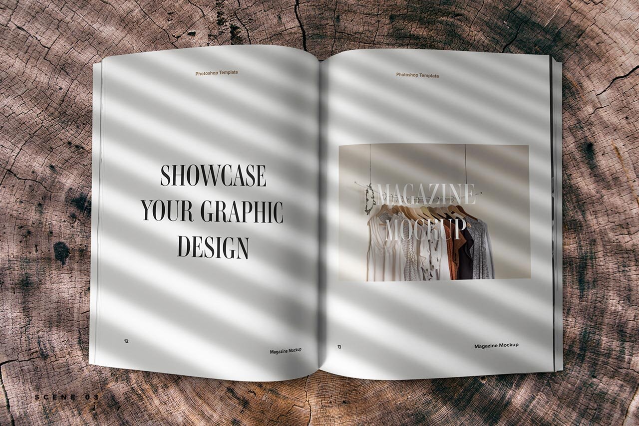 You can use it in advertising, on your website or whenever you . Creative Veila Free Magazine Spread Mockup