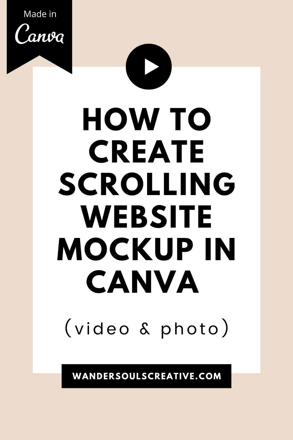 Here are some of the most popular. How To Create Scrolling Website Mockup In Canva Video Photo Wandersouls Creative