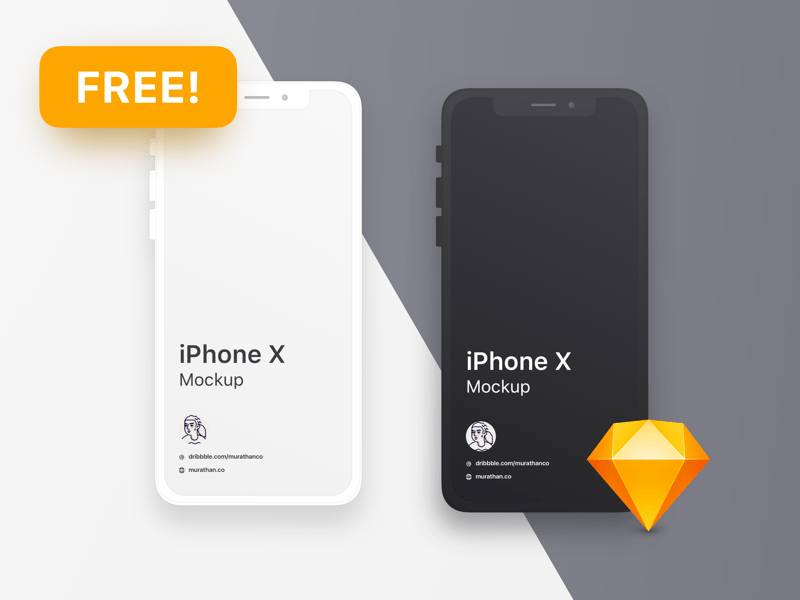 This sleek, white iphone template is perfect for letting your designs take center stage. 20 Free Iphone Mockups Psd Sketch December 2021 Ux Planet