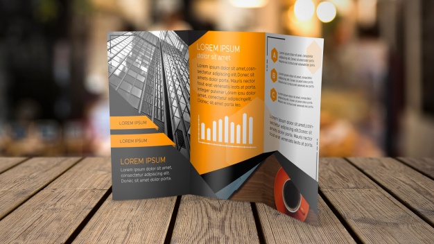 You can add your own graphics . 750 Best Tri Fold Brochure Mockup Templates Free Premium