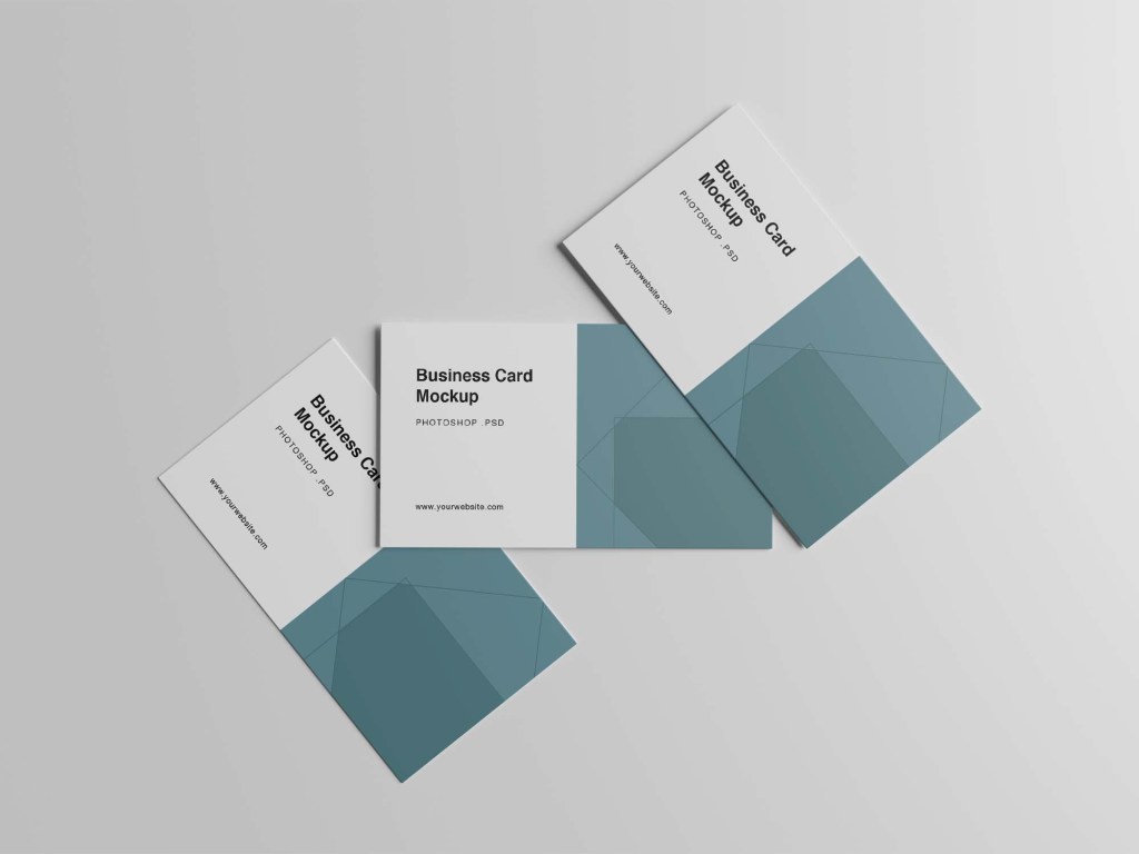 34+ Download How To Create A Business Card Mockup In Photoshop&nbsp;Psd