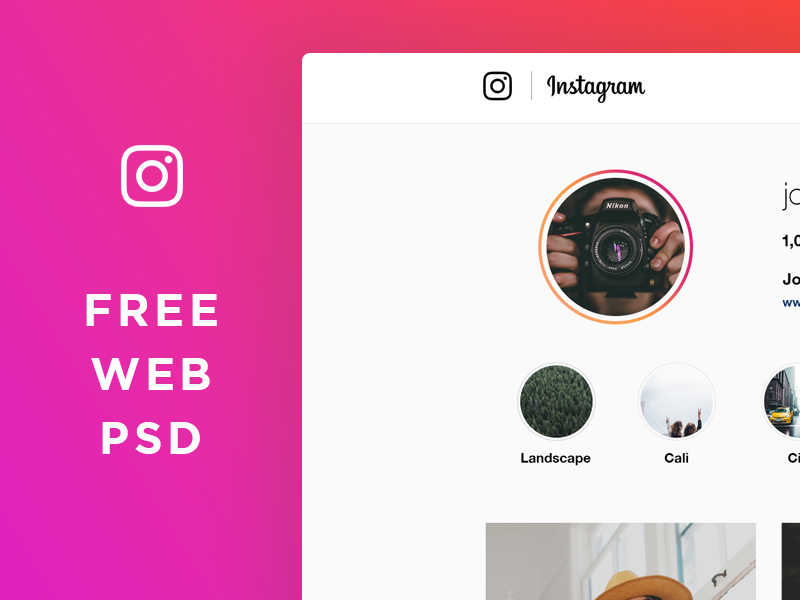 26+ Download Instagram Profile Mockup&nbsp;Psd