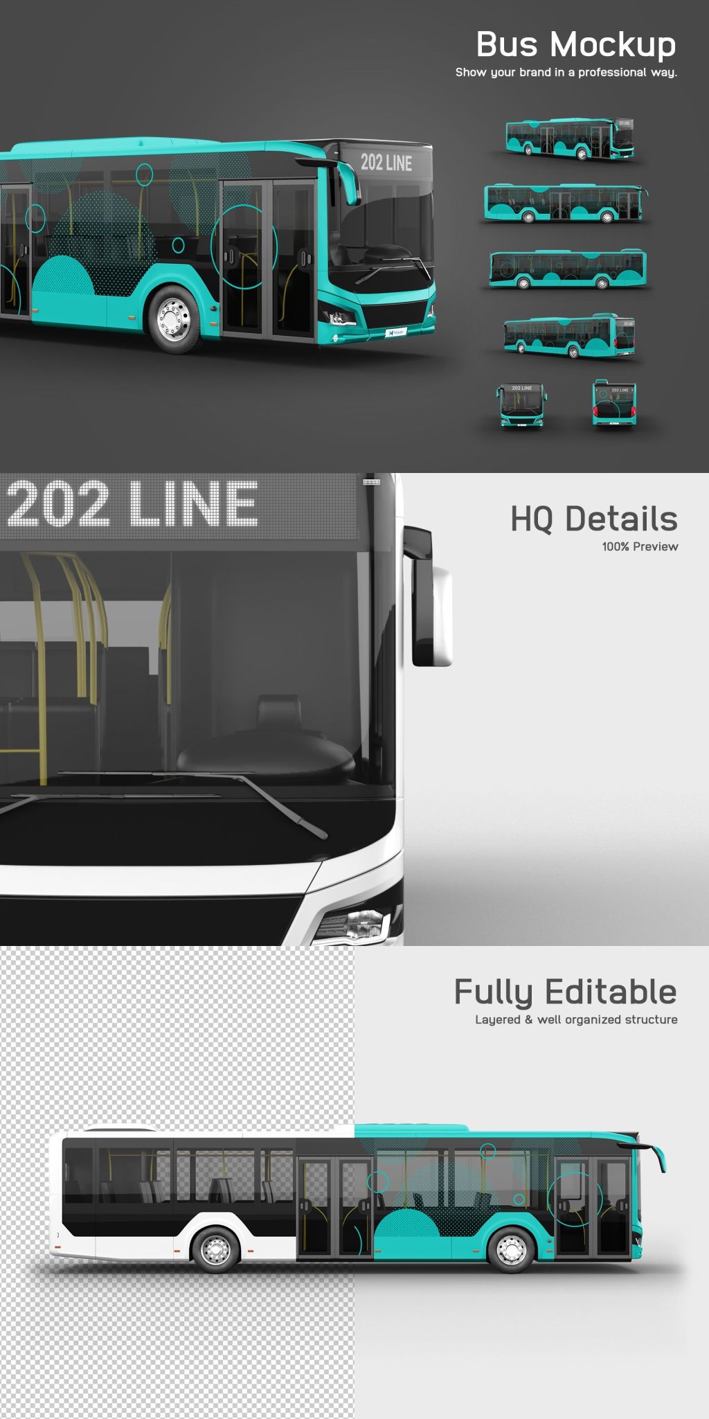 39+ Download Bus Back Mockup Psd