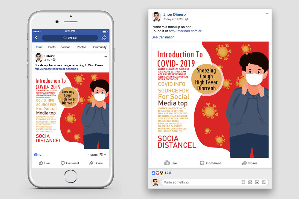 26+ Download Facebook Ad Mockup&nbsp;Psd